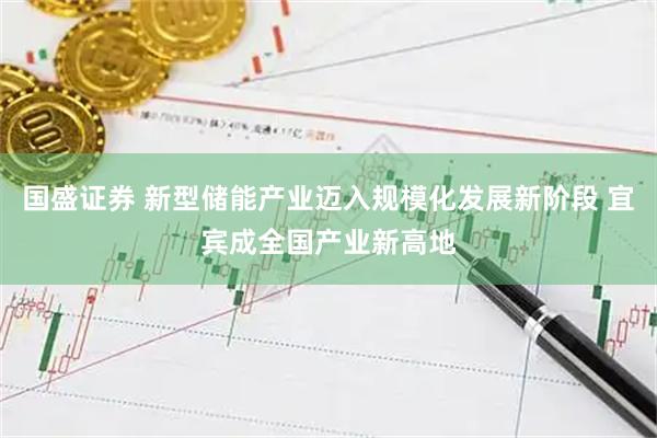 国盛证券 新型储能产业迈入规模化发展新阶段 宜宾成全国产业新高地