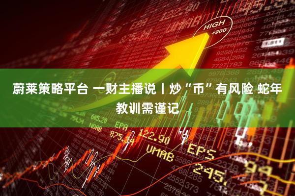 蔚莱策略平台 一财主播说丨炒“币”有风险 蛇年教训需谨记